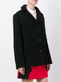 bouclé buttoned jacket