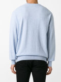ribbed trim sweatshirt 
