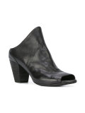 heeled peep-toe mules