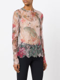 Lace scalloped top 