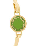 logo disc hinge bracelet