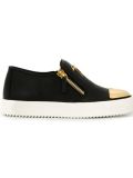 contrasted toe cap sneakers