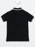embroidered logo polo shirt 