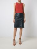 leather skirt