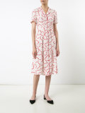 heart-print dress