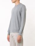 ribbed trim sweatshirt 
