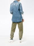 oversized denim shirt