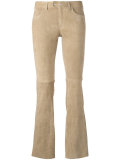 skinny fitting flared trouser