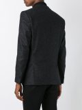 quilted inset blazer