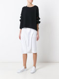 midi A-line skirt