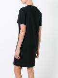 logo patch sweatshirt dress