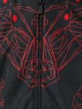 abstract print bomber jacket