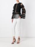 lace panel blouse 