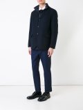 single breasted military jacket