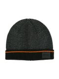 logo plaque knit beanie