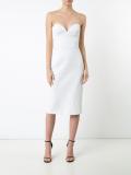 strapless fitted dress