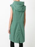 long zipped gilet