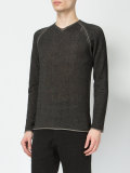 exposed seam sweater