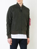 arm pocket bomber jacket