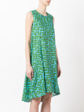 Labyrinth print dress