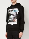 cover print hoodie