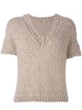 shortsleeved knit top