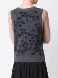 animal intarsia vest 