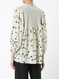 round neck loose-fit blouse
