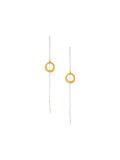 circle chain earrings