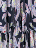 patterned shift dress