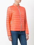 zipped padded jacket