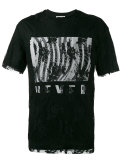 lace detail T-shirt