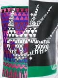 colour block swallow shirt