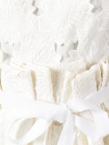 lace trim bridal dress 