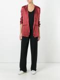 striped blazer