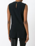 drawstring sleeveless top 