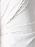 asymmetric draped dress