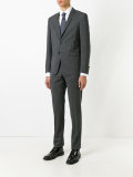 pinstriped suit  