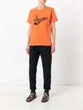 bulldog print T-shirt