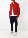 logo patch denim jacket