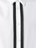 open zip placket shirt