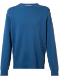 contrast top stitch sweater