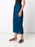 lace trim cropped trousers