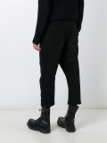 tapered cropped trousers