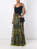 paisley print maxi-skirt 