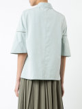 ruffled sleeves shirt