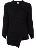 asymetric hem jumper