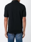 'Woven Collar Pique' polo shirt