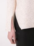 melange tail sweater