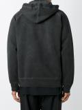 washed effect hoodie 